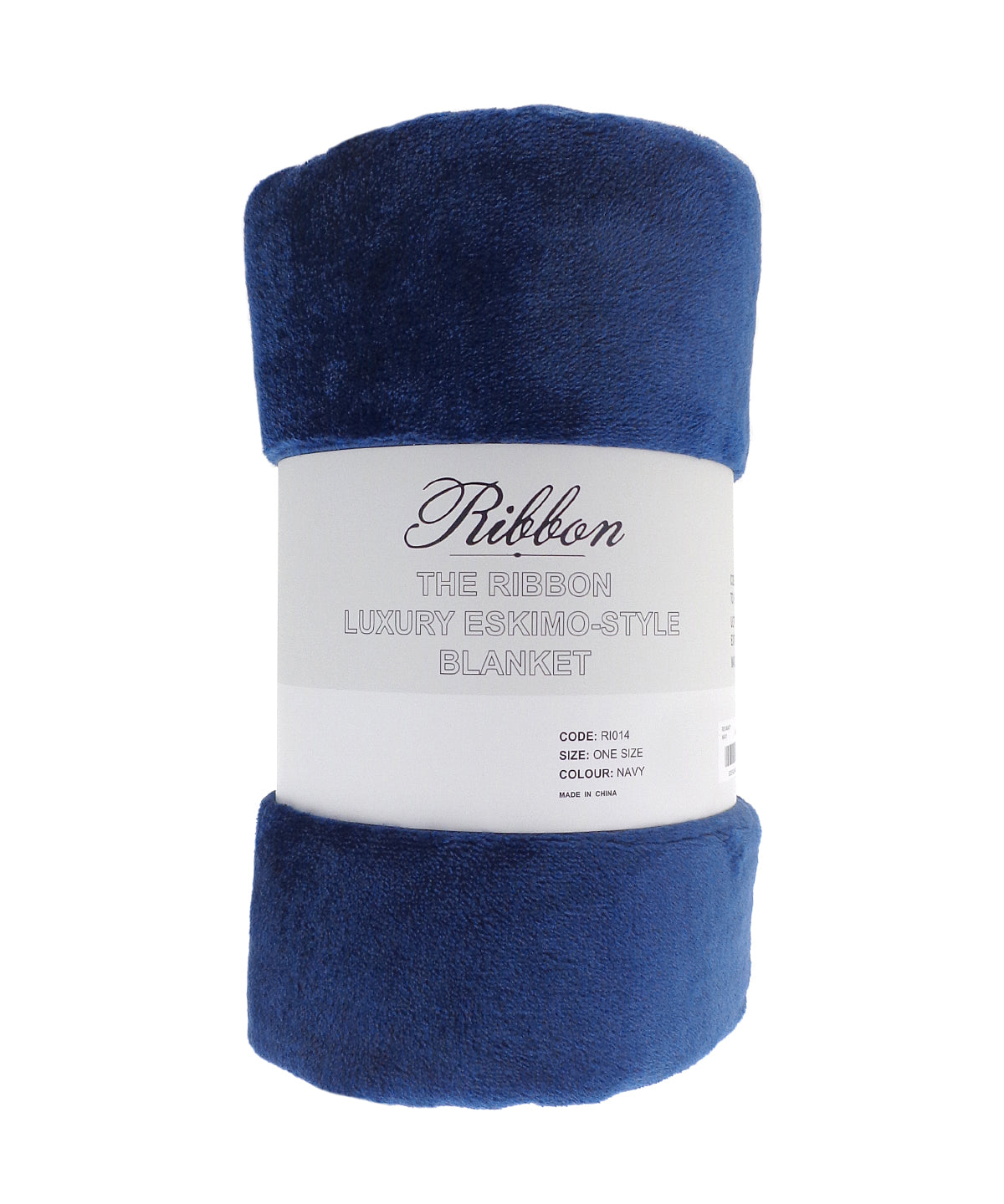 Ribbon RI014 Eskimo-style blanket in Navy