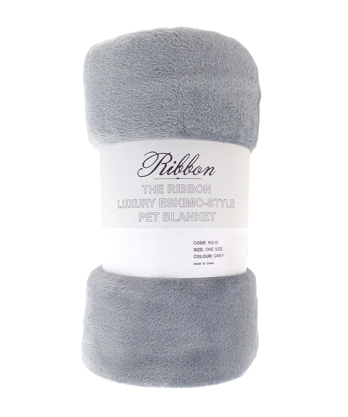Ribbon RI015 Pet eskimo-style blanket in Grey