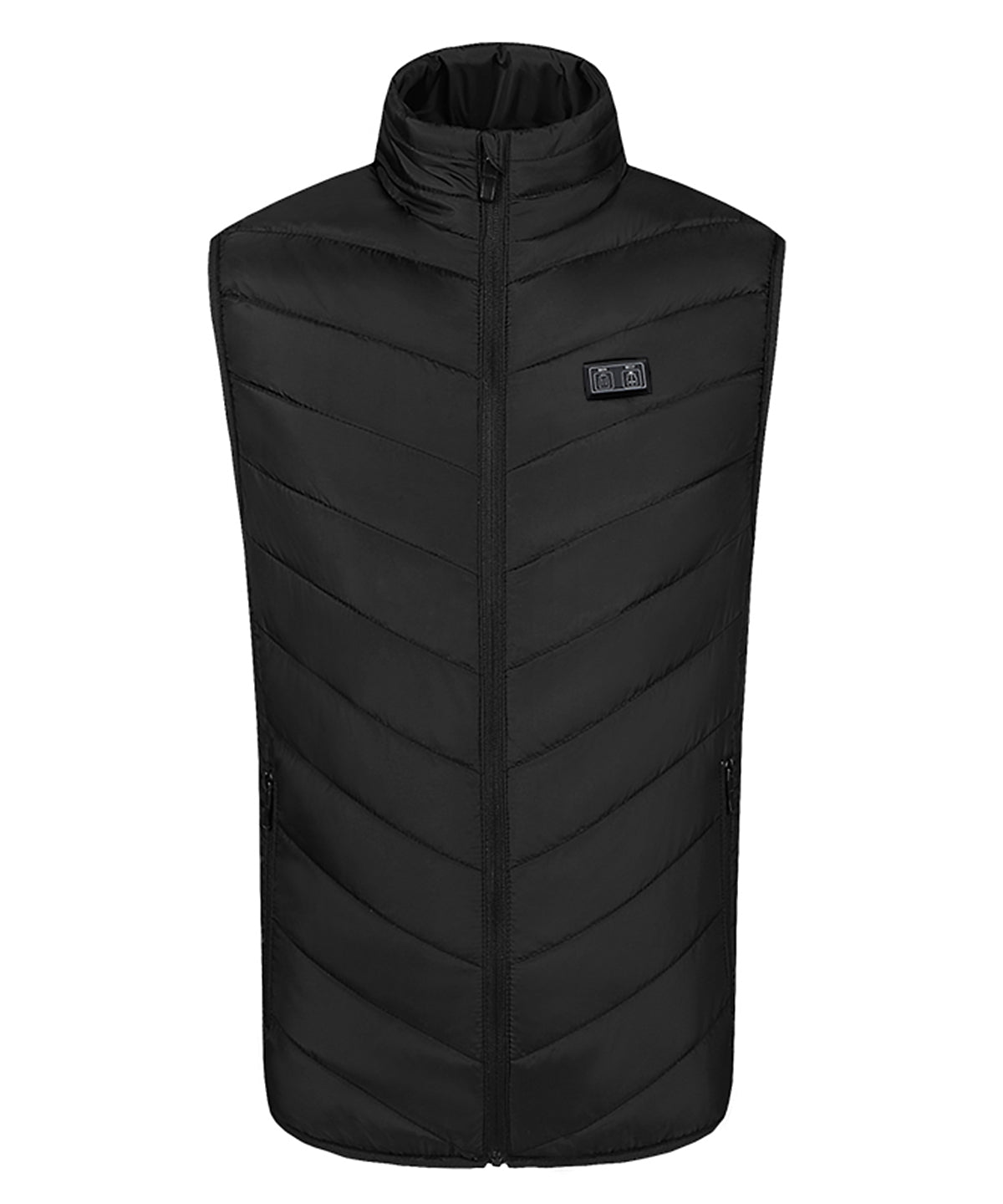 Ribbon RI019 Eskimo unisex heated padded gilet in Black