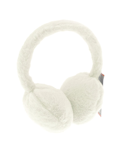 Ribbon RI020 Faux fur earmuffs in Ecru