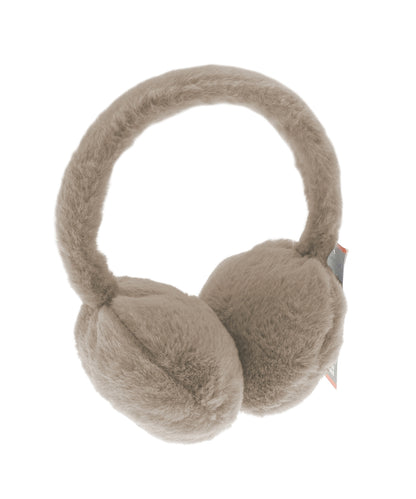 Ribbon RI020 Faux fur earmuffs in Natural