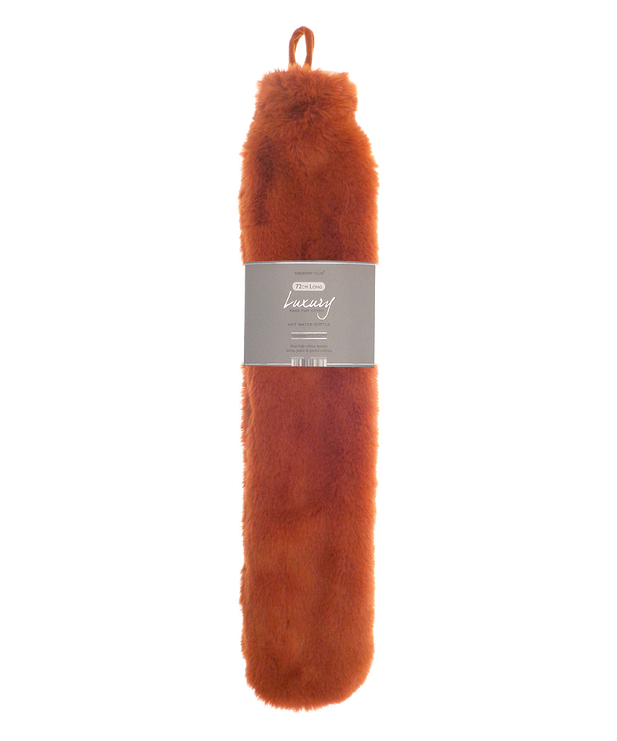 Ribbon RI022 Super luxury faux fur long hot water bottle and cover in Bronze