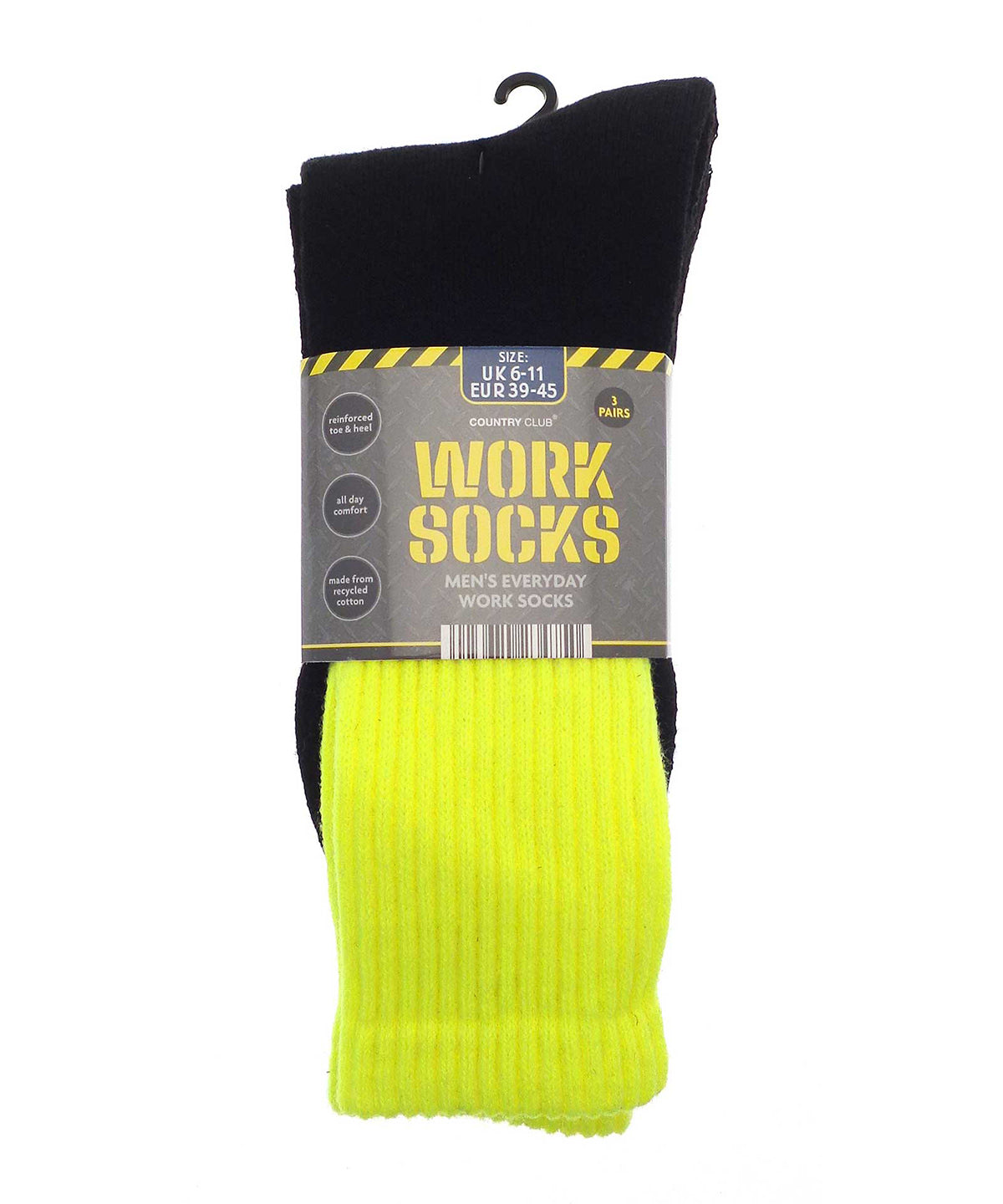 Ribbon RI024 Men’s 3-pack work socks (recycled cotton)