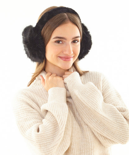 Ribbon RI028 Luxury fur ear muffs