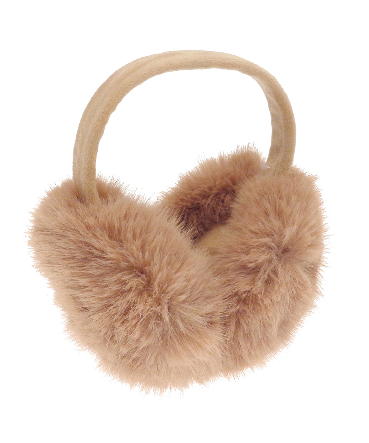 Ribbon RI028 Luxury fur ear muffs in Natural