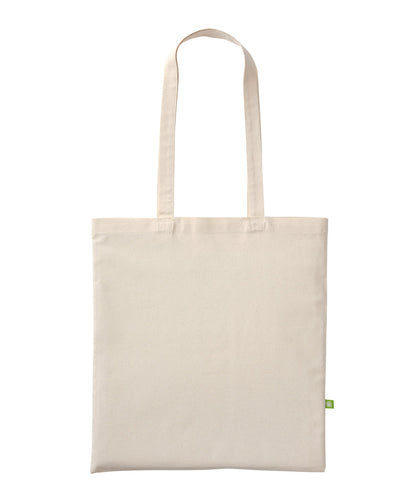 Nutshell® RL060 Organic cotton shopper long handle in Natural