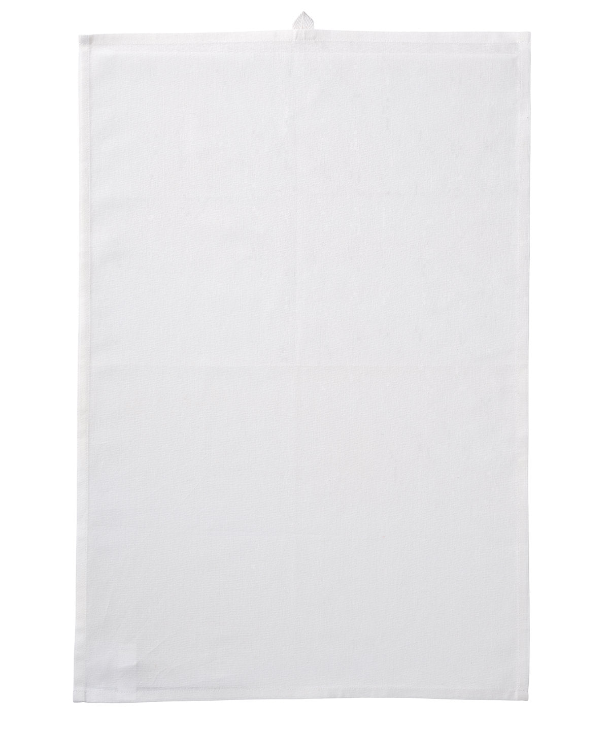Nutshell® RL095 Organic cotton tea towel in White