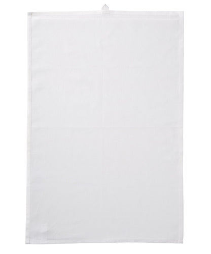 Nutshell® RL095 Organic cotton tea towel in White