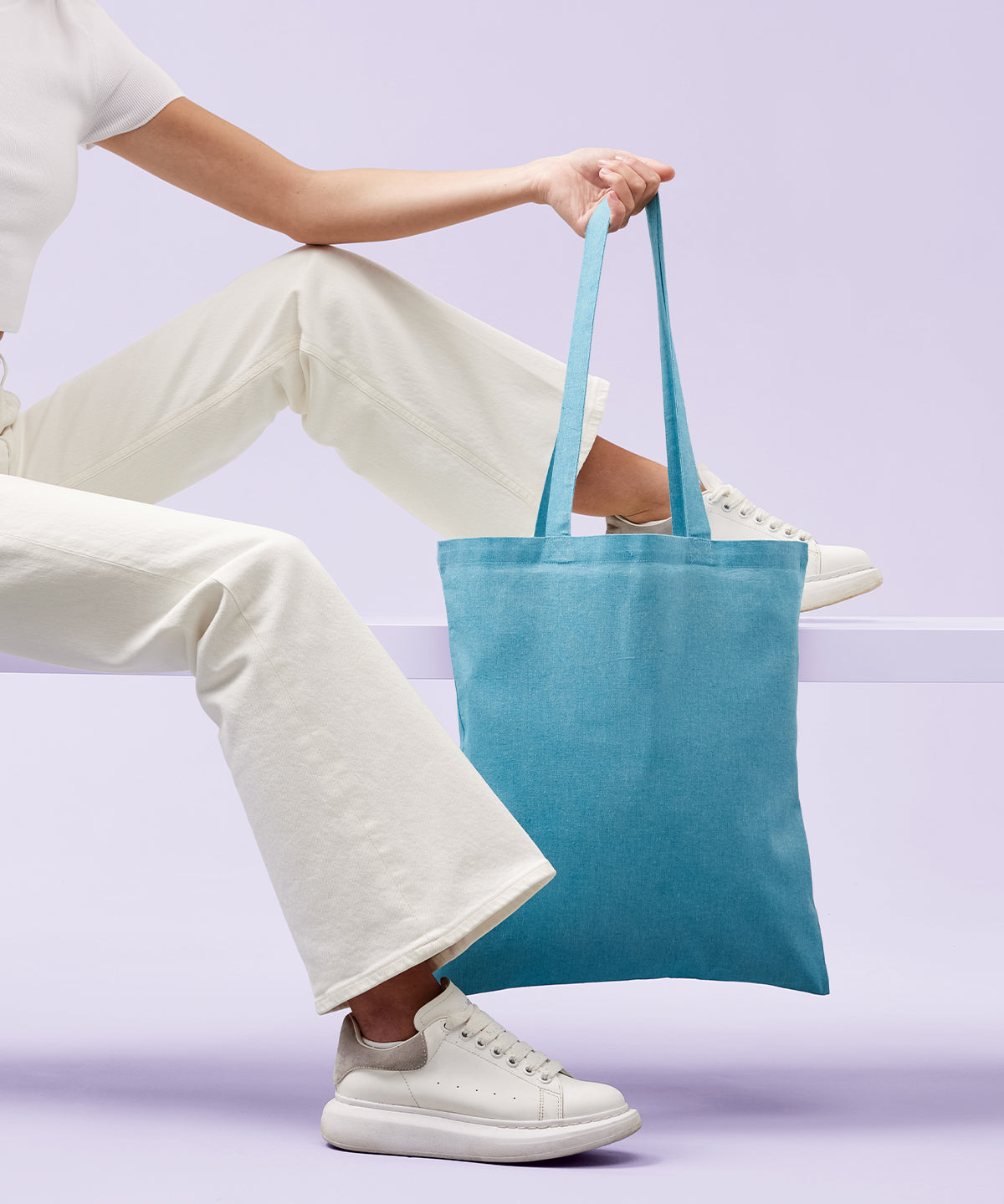 Nutshell® RL600 Recycled cotton shopper long handle