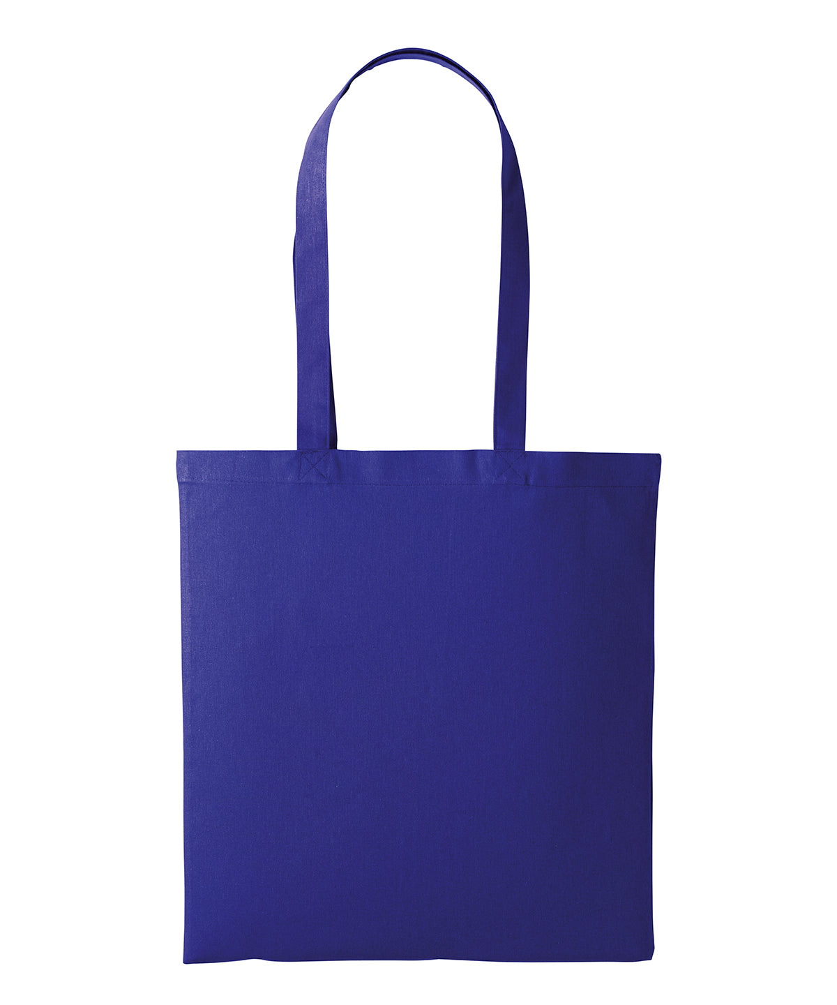 Nutshell® RL600 Recycled cotton shopper long handle in Purple
