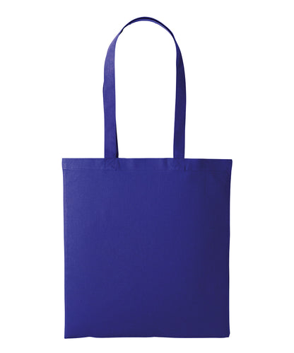 Nutshell® RL600 Recycled cotton shopper long handle in Purple