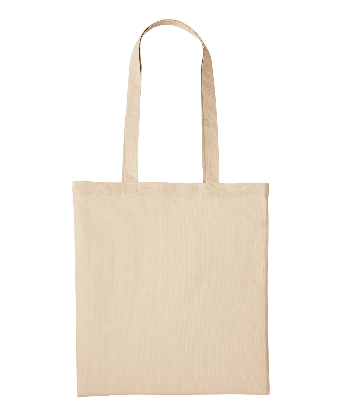 Nutshell® RL600 Recycled cotton shopper long handle in Sand