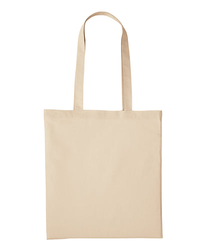 Nutshell® RL600 Recycled cotton shopper long handle in Sand