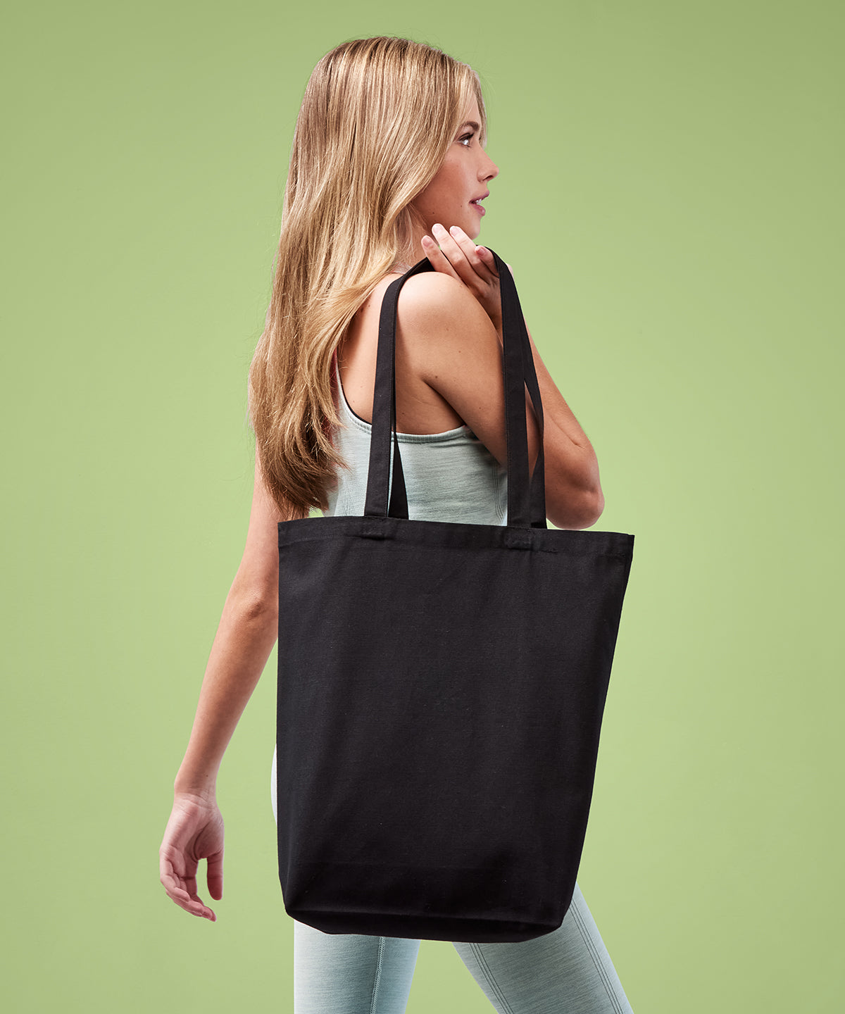 Nutshell® RL660 Recycled premium canvas ‘flat base’ shopper