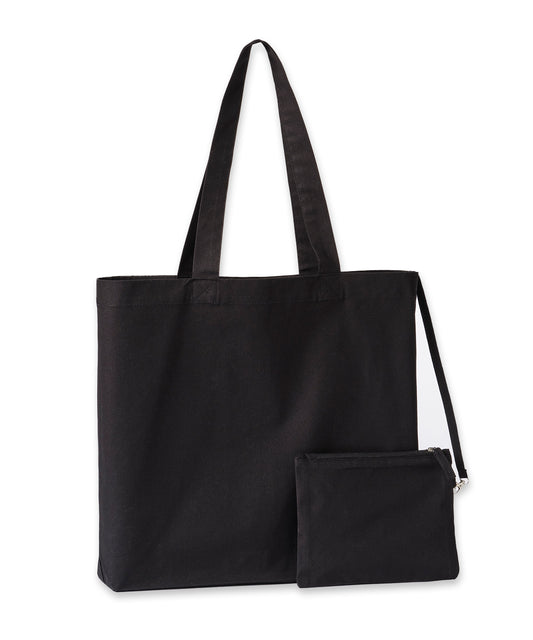 Nutshell® RL680 Cruise recycled tote with detachable purse in Black