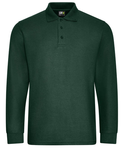 ProRTX RX102 Pro long sleeve polo in Bottle Green