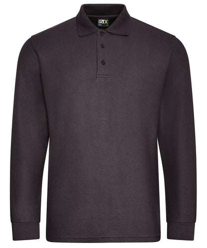 ProRTX RX102 Pro long sleeve polo in Charcoal