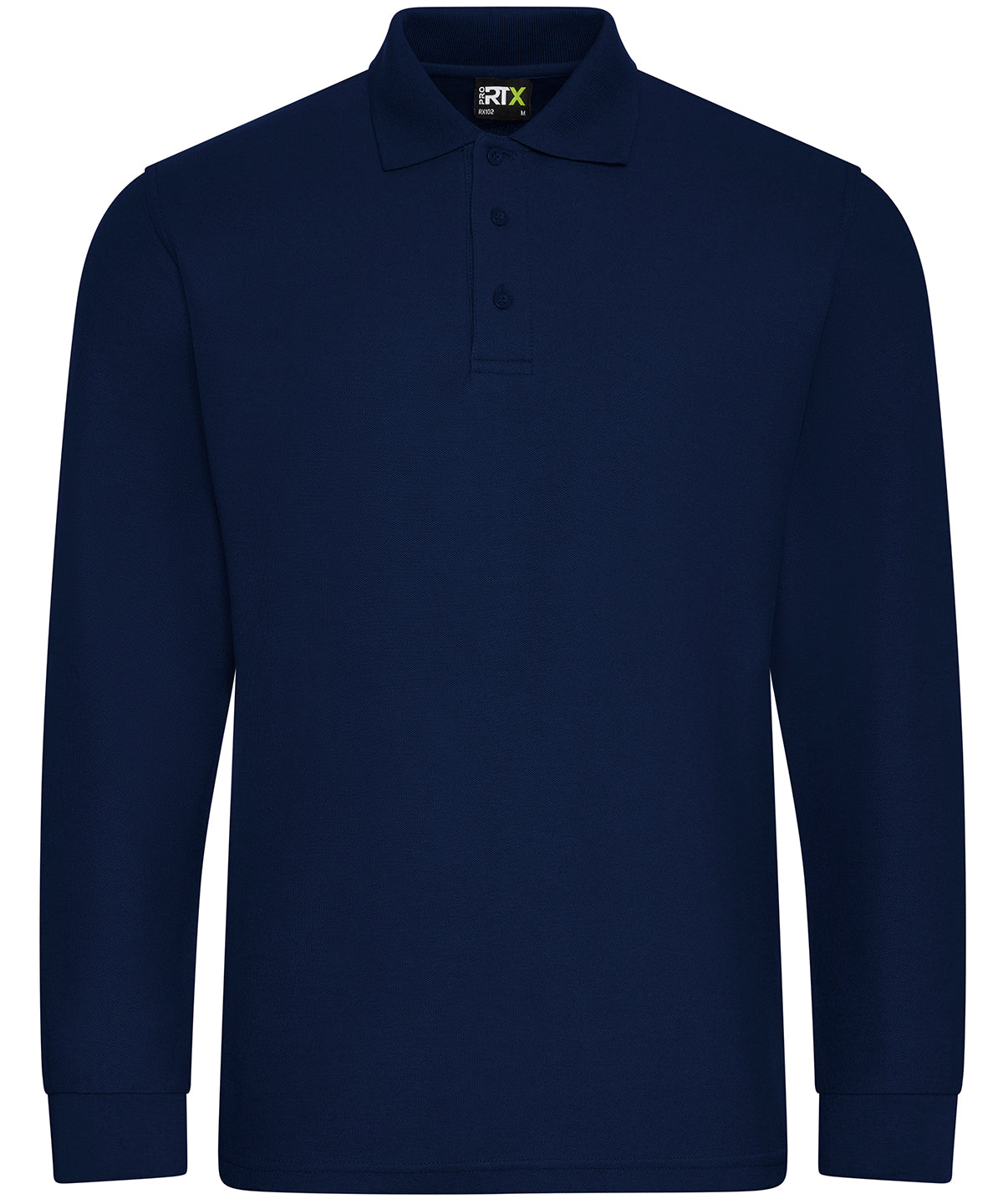 ProRTX RX102 Pro long sleeve polo in Navy