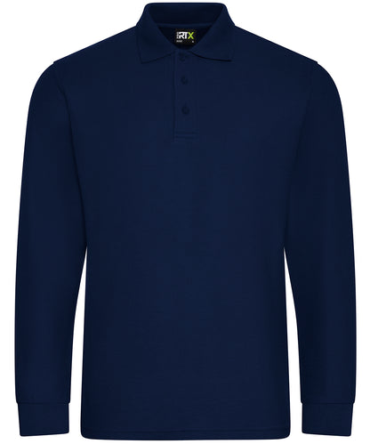 ProRTX RX102 Pro long sleeve polo in Navy