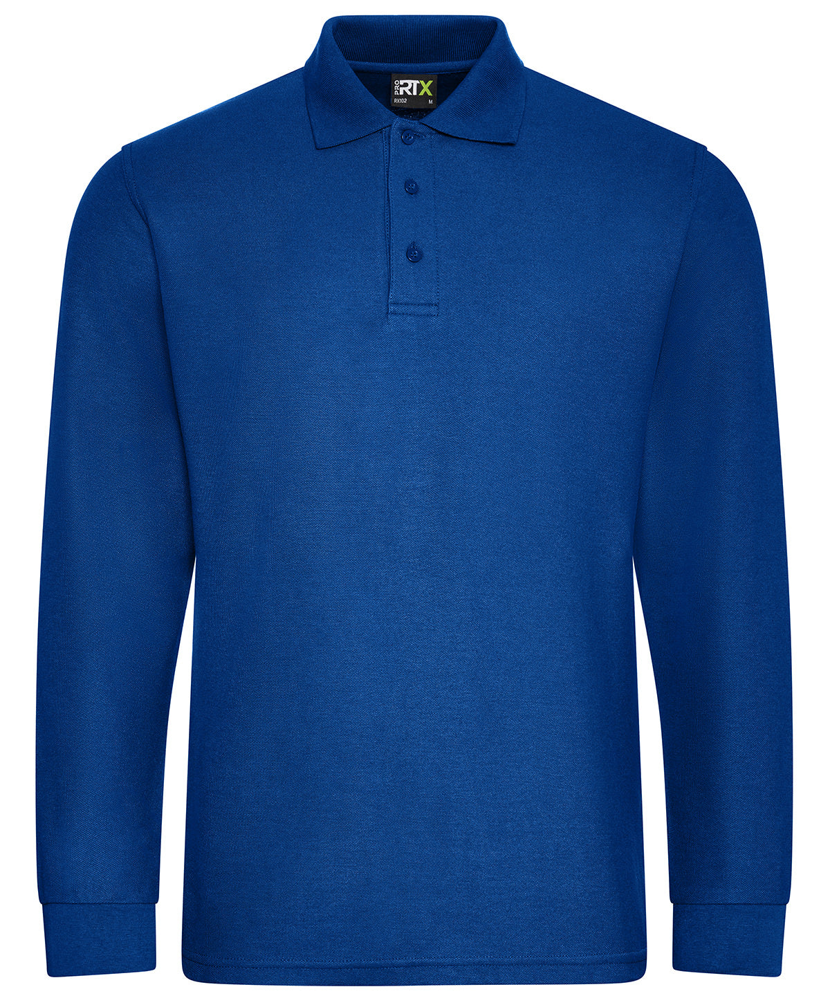 ProRTX RX102 Pro long sleeve polo in Royal Blue