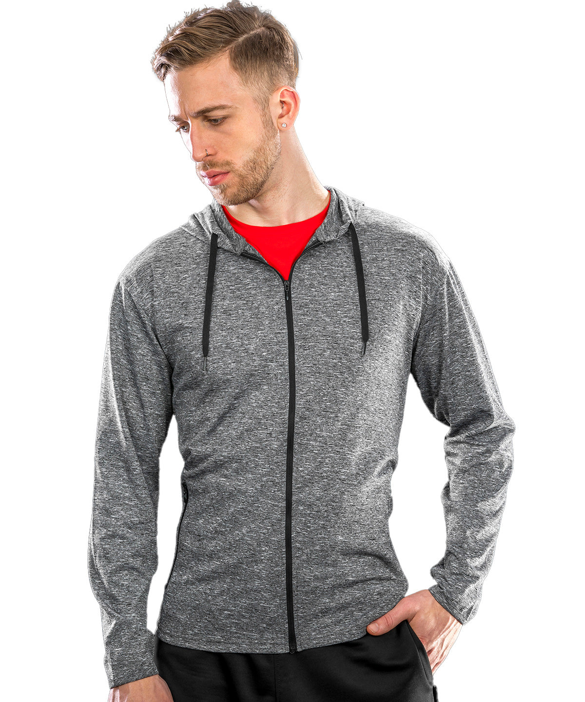 Spiro S277M Hooded tee jacket