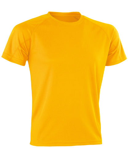 Spiro S287X Performance Aircool tee in Gold