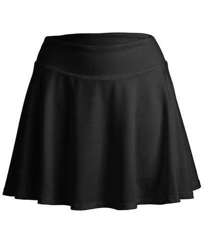 Spiro Recycled S797F Spiro recycled women’s fitness skort in Black