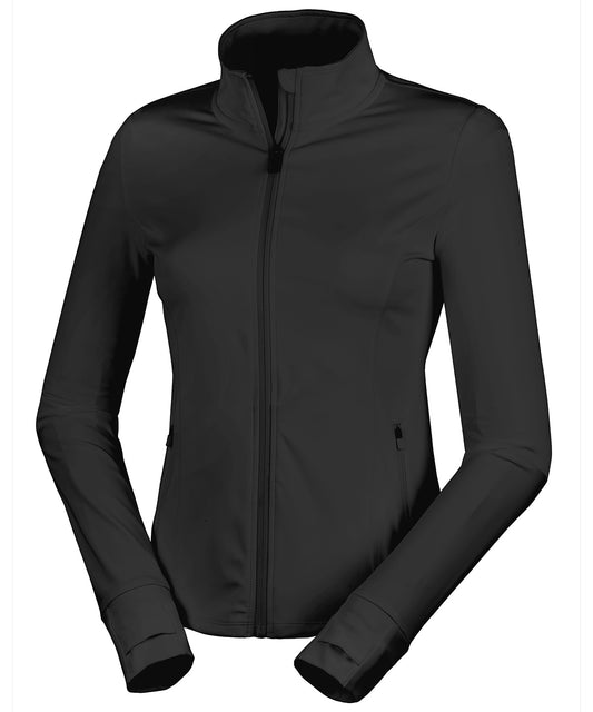 Spiro Recycled S798F Spiro recycled women’s fitness jacket in Black