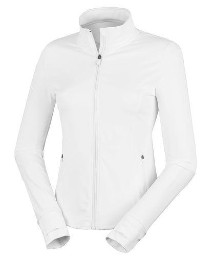 Spiro Recycled S798F Spiro recycled women’s fitness jacket in White