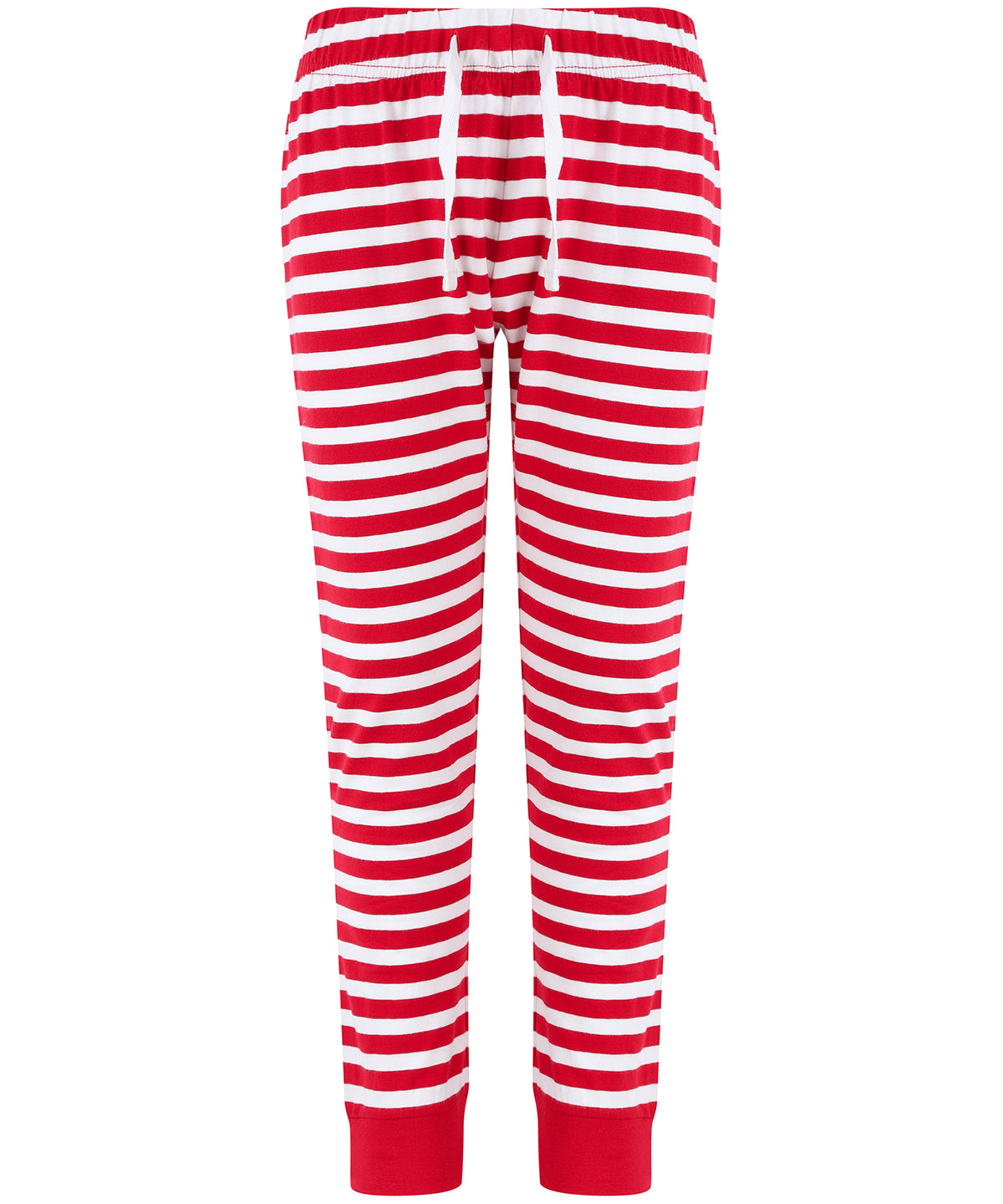 SF SM085 Kids cuffed lounge pants in Red/White Stripes
