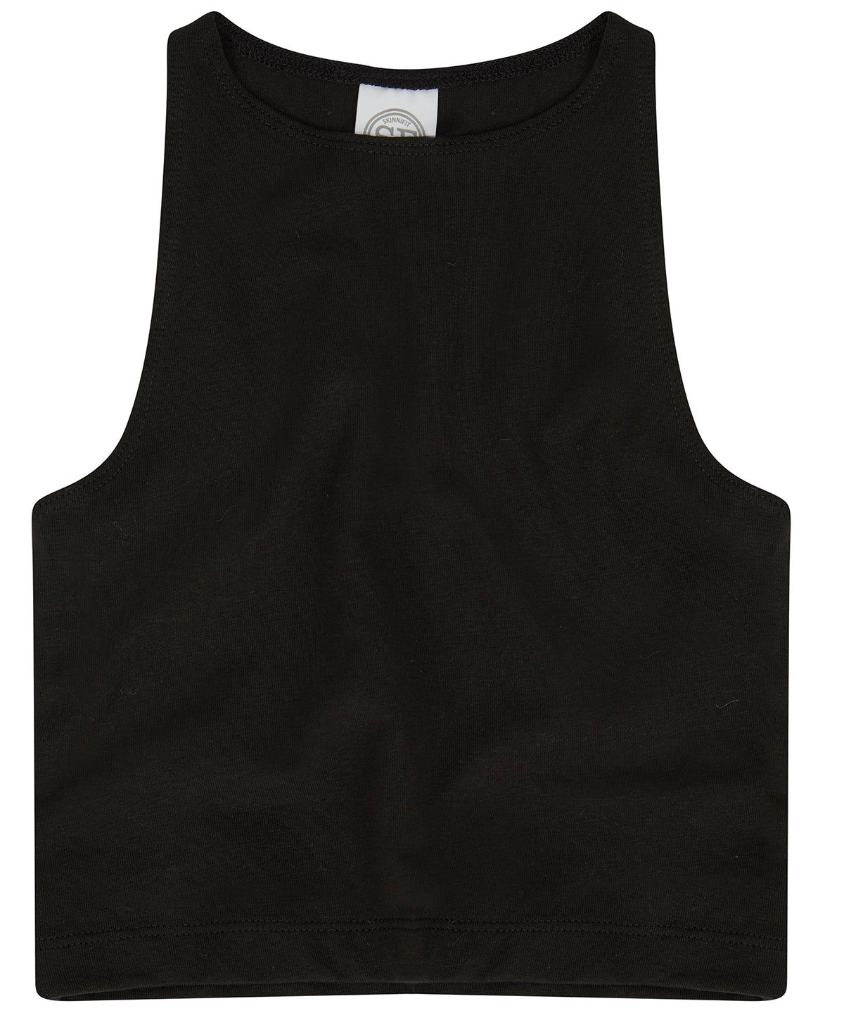 SF SM106 Kids cropped top in Black