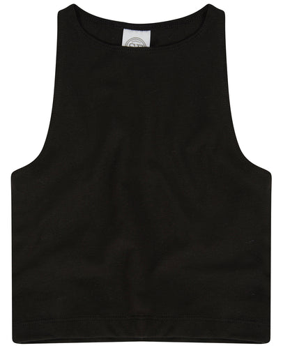 SF SM106 Kids cropped top in Black