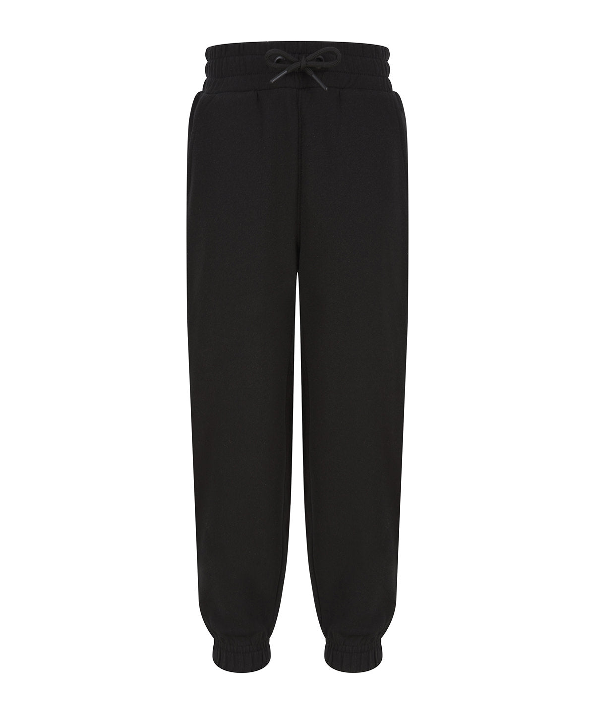 SF SM430 Kids sustainable fashion cuffed joggers in Black