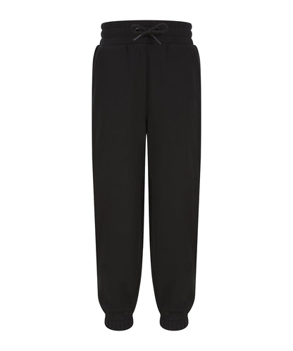 SF SM430 Kids sustainable fashion cuffed joggers in Black