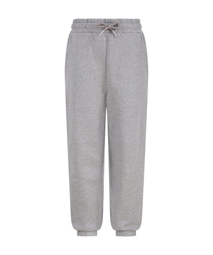 SF SM430 Kids sustainable fashion cuffed joggers in Heather Grey