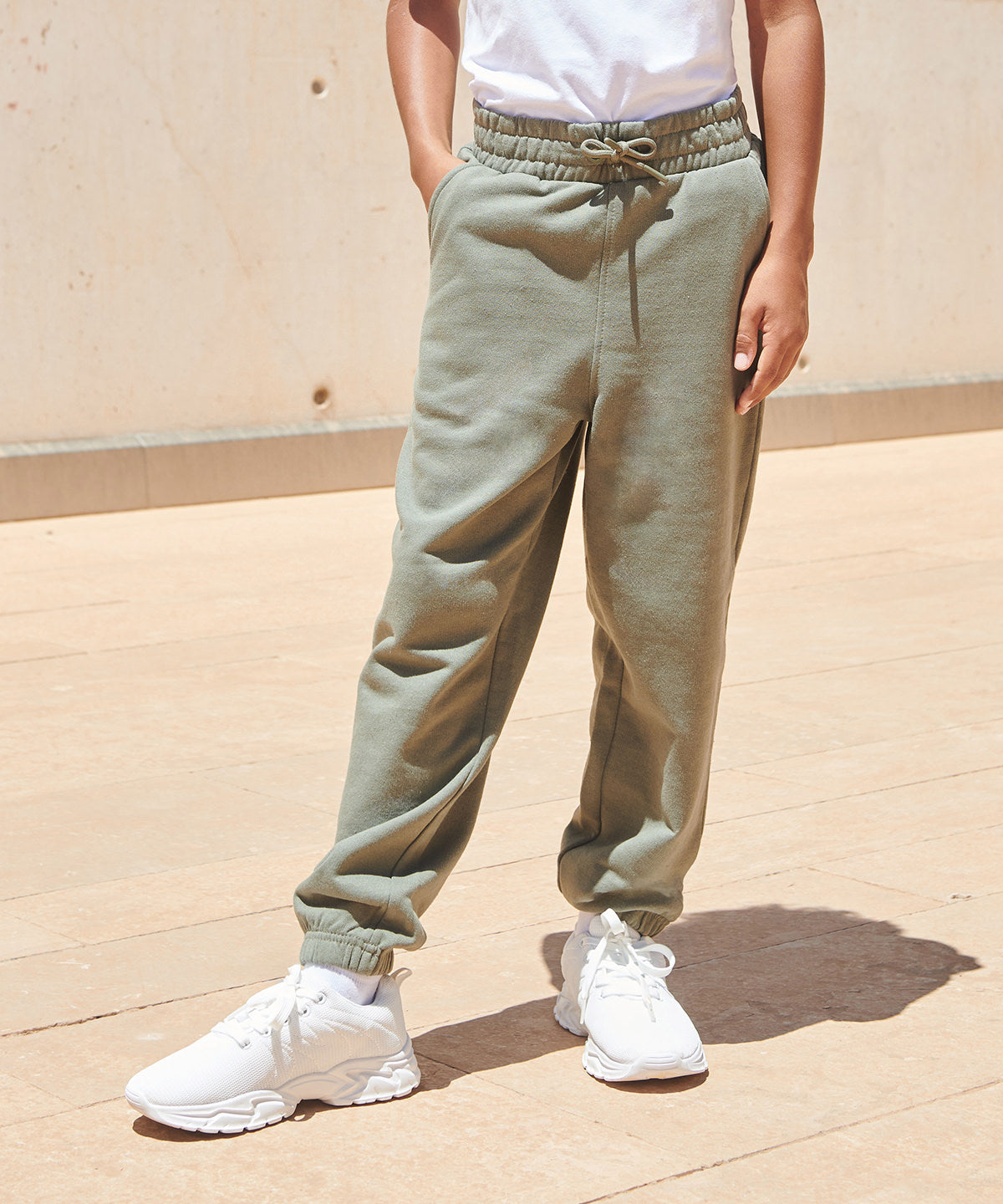 SF SM430 Kids sustainable fashion cuffed joggers