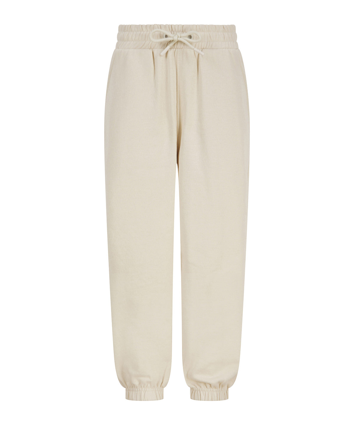 SF SM430 Kids sustainable fashion cuffed joggers in Light Stone