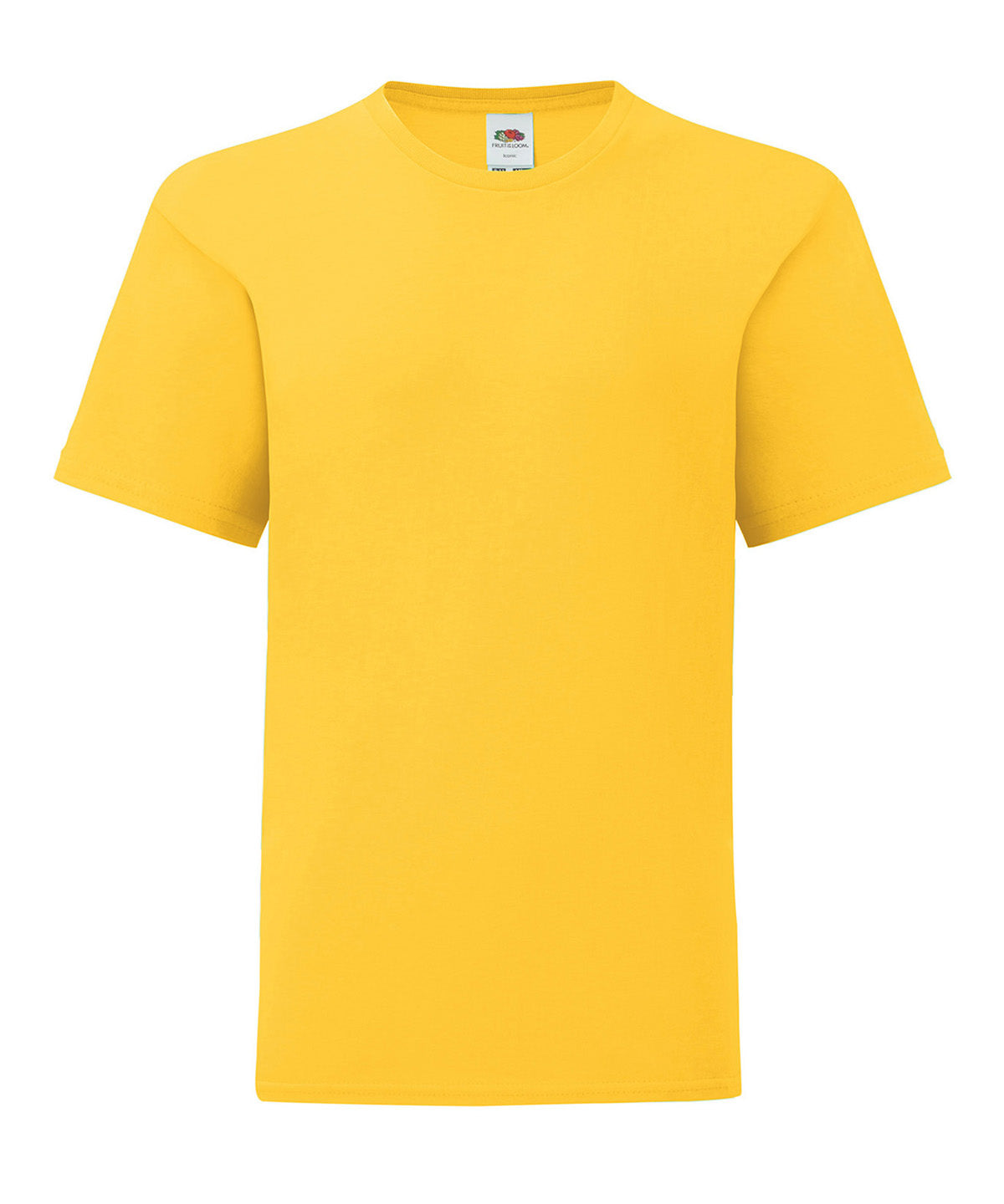 Fruit of the Loom SS023 Kids iconic 150 T in Sunflower