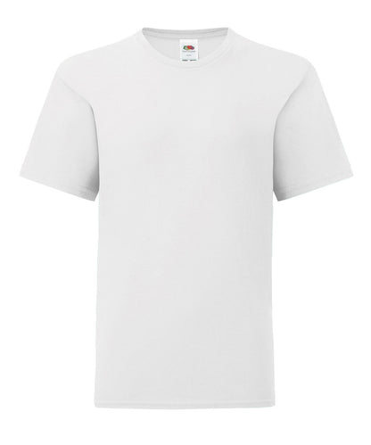 Fruit of the Loom SS023 Kids iconic 150 T in White