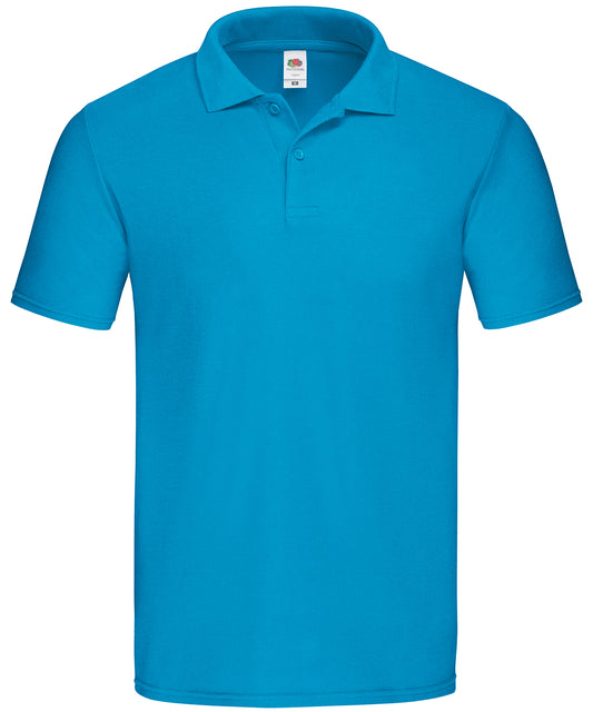 Fruit of the Loom SS029 Original polo in Azure Blue