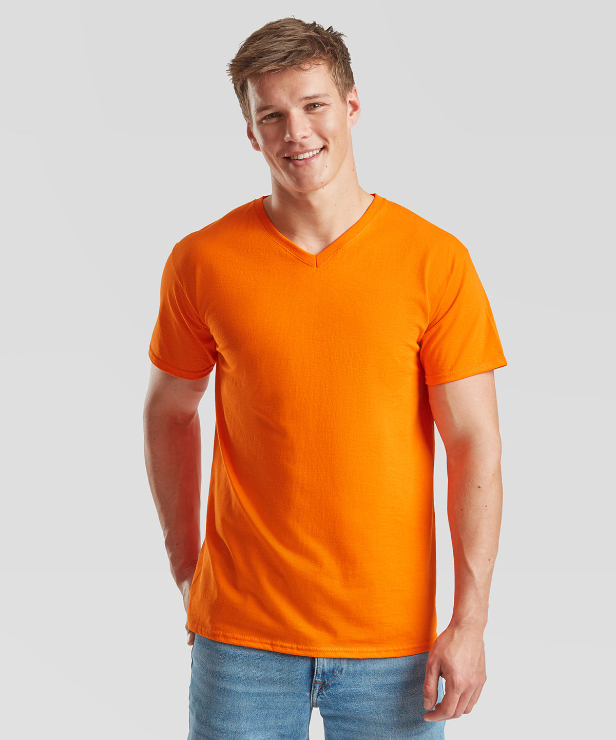 Fruit of the Loom SS034 Valueweight v-neck T
