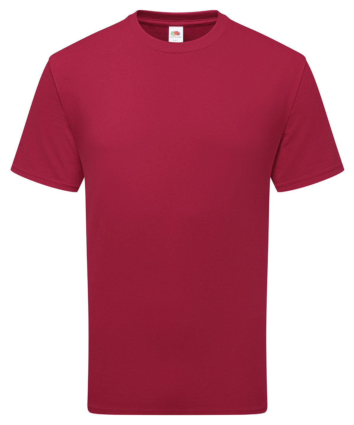 Fruit of the Loom SS035 Pure cotton T in Cranberry