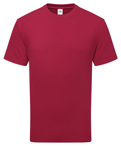 Fruit of the Loom SS035 Pure cotton T in Cranberry