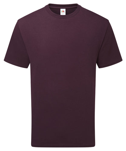 Fruit of the Loom SS035 Pure cotton T in Dark Plum