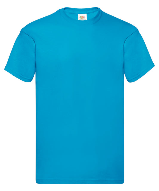 Fruit of the Loom SS048 Original T in Azure Blue