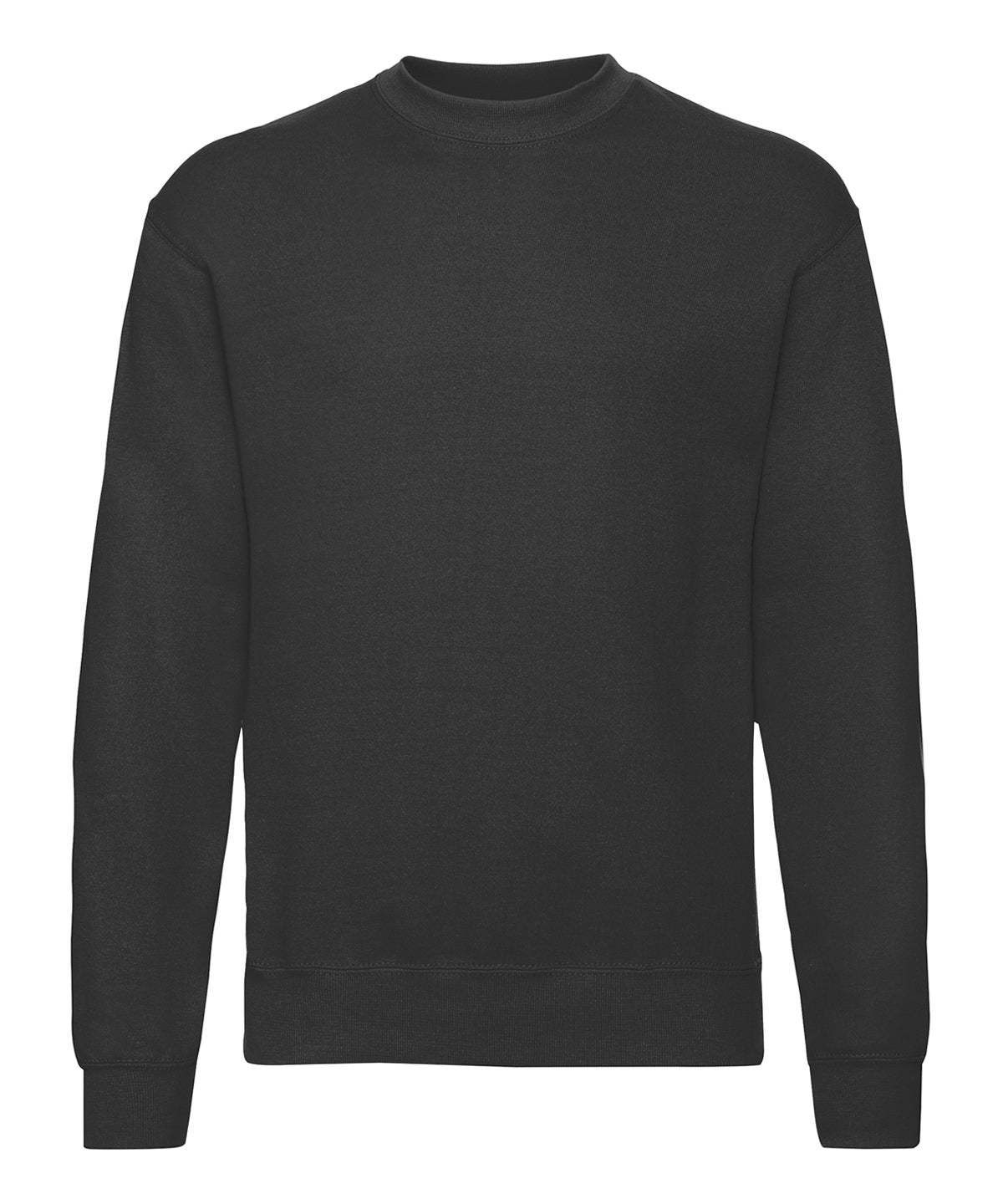 Fruit of the Loom SS200 Classic 80/20 set-in sweatshirt in Black*†△