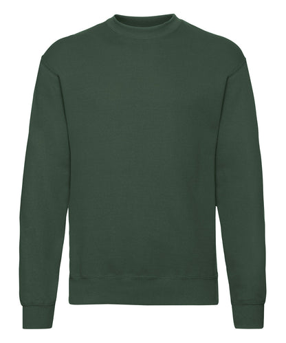 Fruit of the Loom SS200 Classic 80/20 set-in sweatshirt in Bottle Green*