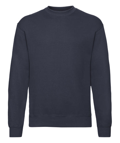 Fruit of the Loom SS200 Classic 80/20 set-in sweatshirt in Deep Navy*†△