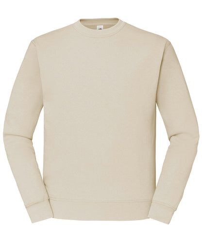 Fruit of the Loom SS200 Classic 80/20 set-in sweatshirt in Natural