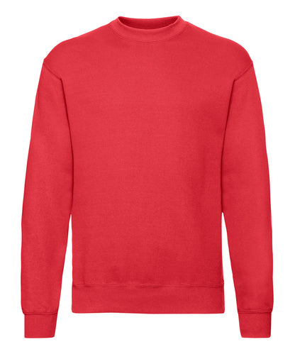 Fruit of the Loom SS200 Classic 80/20 set-in sweatshirt in Red*